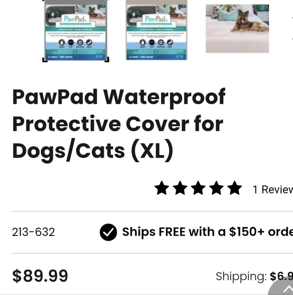 PawPad Waterproof Protective Cover Blanket  Bed, Couch, Chair, Queen Size - Picture 12 of 12